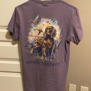Purple simply southern shirt
